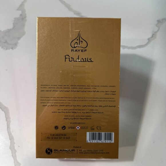 Firdous by RAYEF EDP Unisex 100ml - Picture 7 of 8